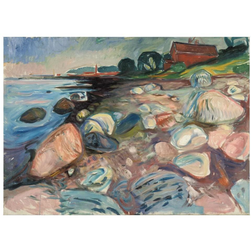 Shore with Red House, 1904-Paper Art-18&quotx14"