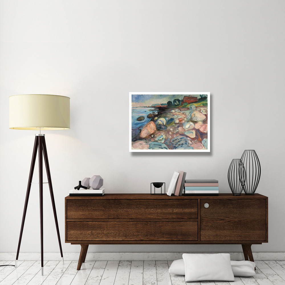 Shore with Red House, 1904-Paper Art-34&quotx26"