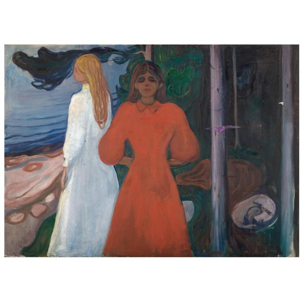 Red and White, 1899-1900-Paper Art-34&quotx26"