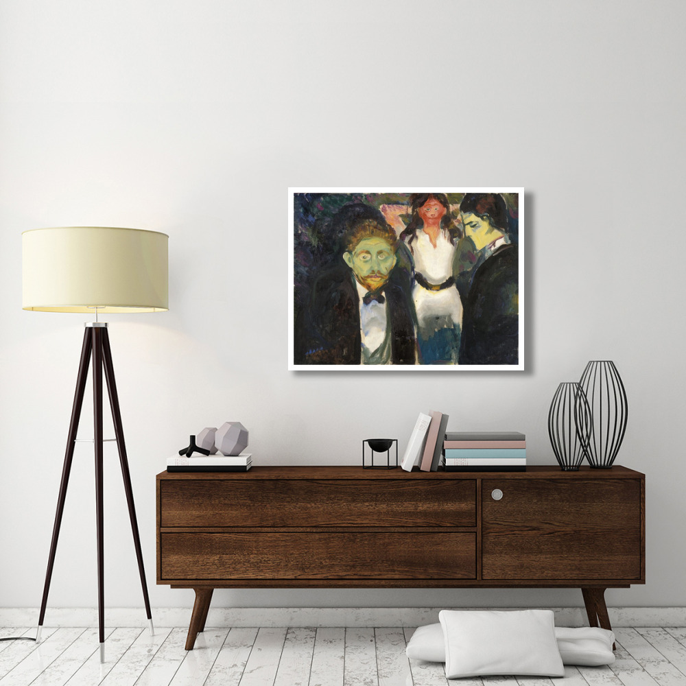 Jealousy, 1907-Paper Art-42&quotx32"