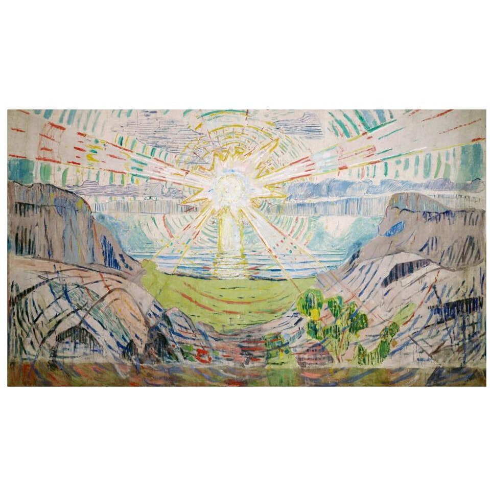 The Sun, 1910-1911-Paper Art-32&quotx19"