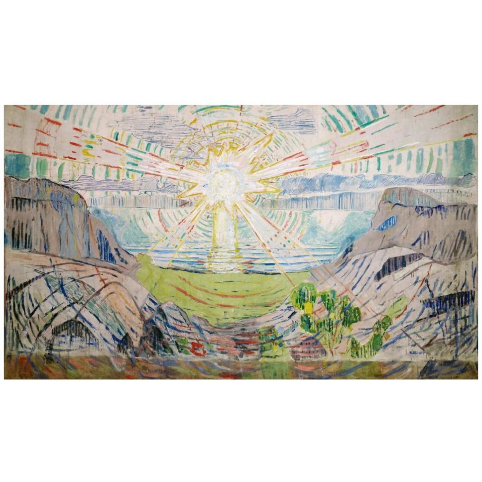 The Sun, 1910-1911-Paper Art-42&quotx25"