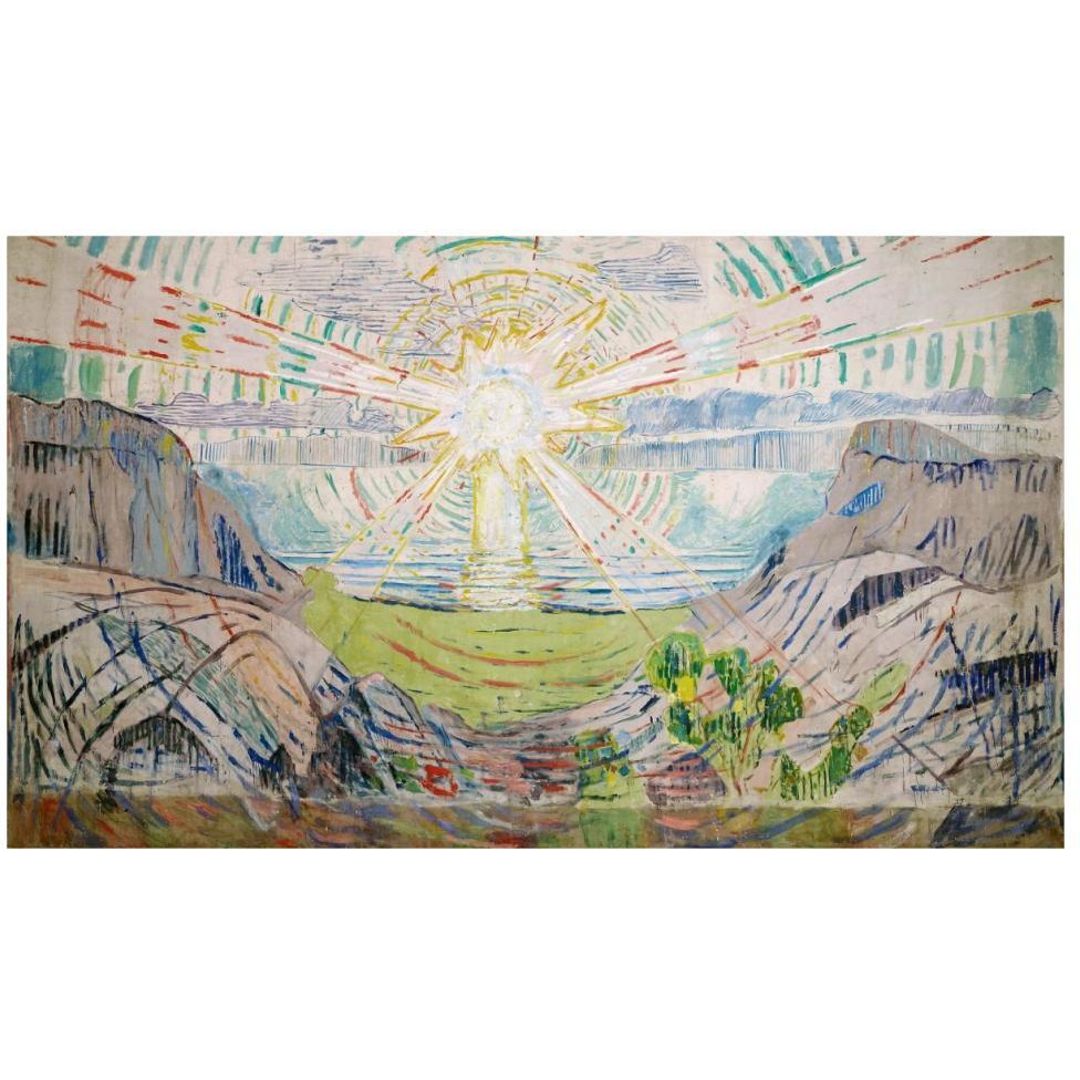The Sun, 1910-1911-Paper Art-46&quotx28"