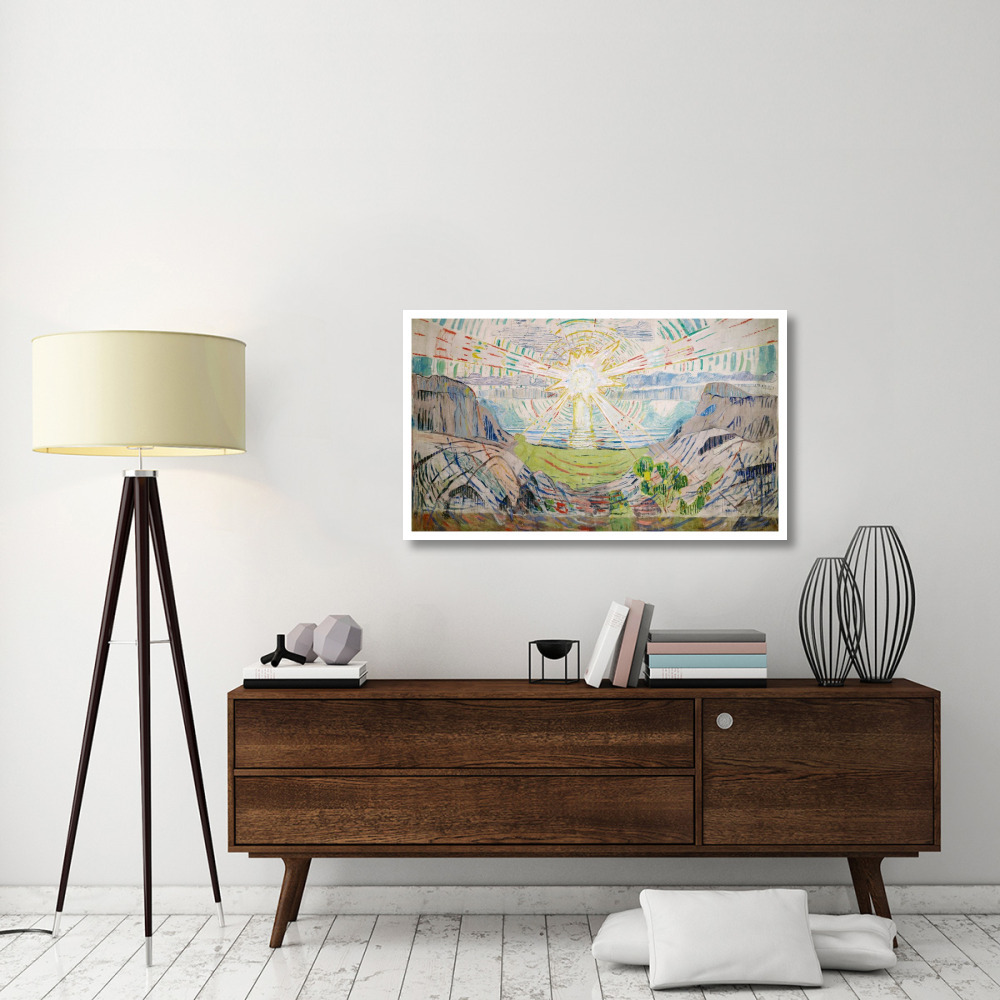 The Sun, 1910-1911-Paper Art-46&quotx28"