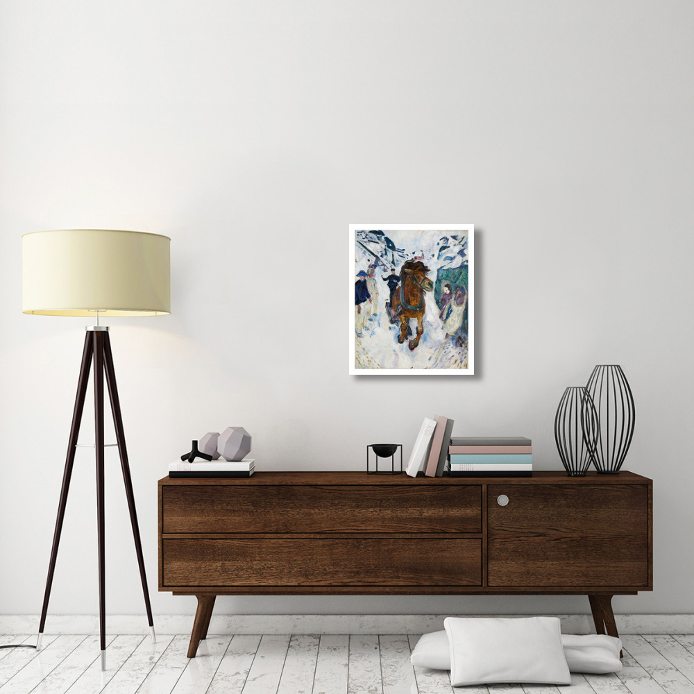 Galloping Horse, 1910-1912-Paper Art-22&quotx26"