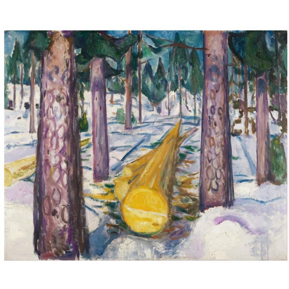The Yellow Log, 1912-Paper Art-22&quotx18"