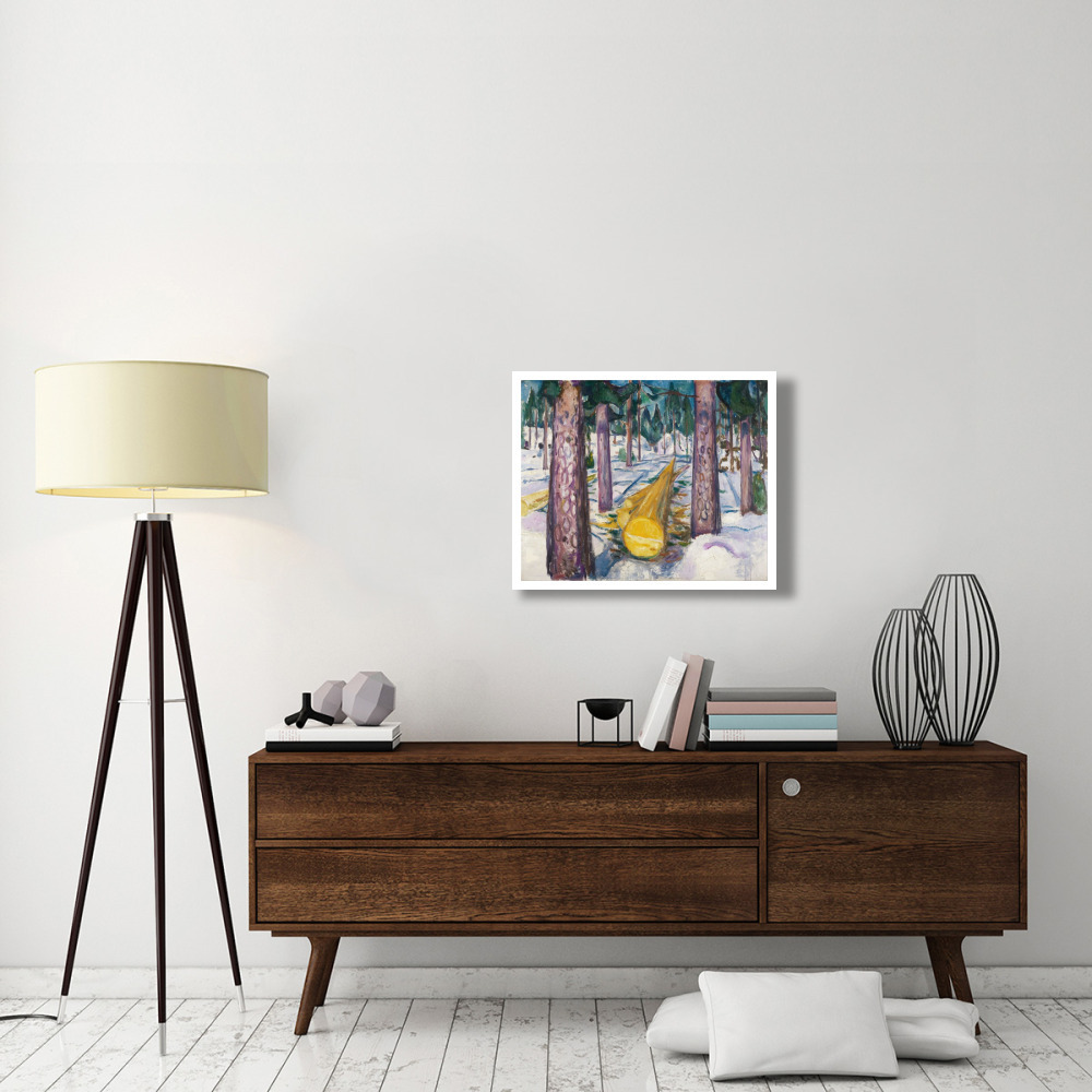 The Yellow Log, 1912-Paper Art-30&quotx24"