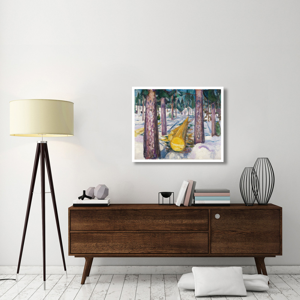The Yellow Log, 1912-Paper Art-37&quotx30"