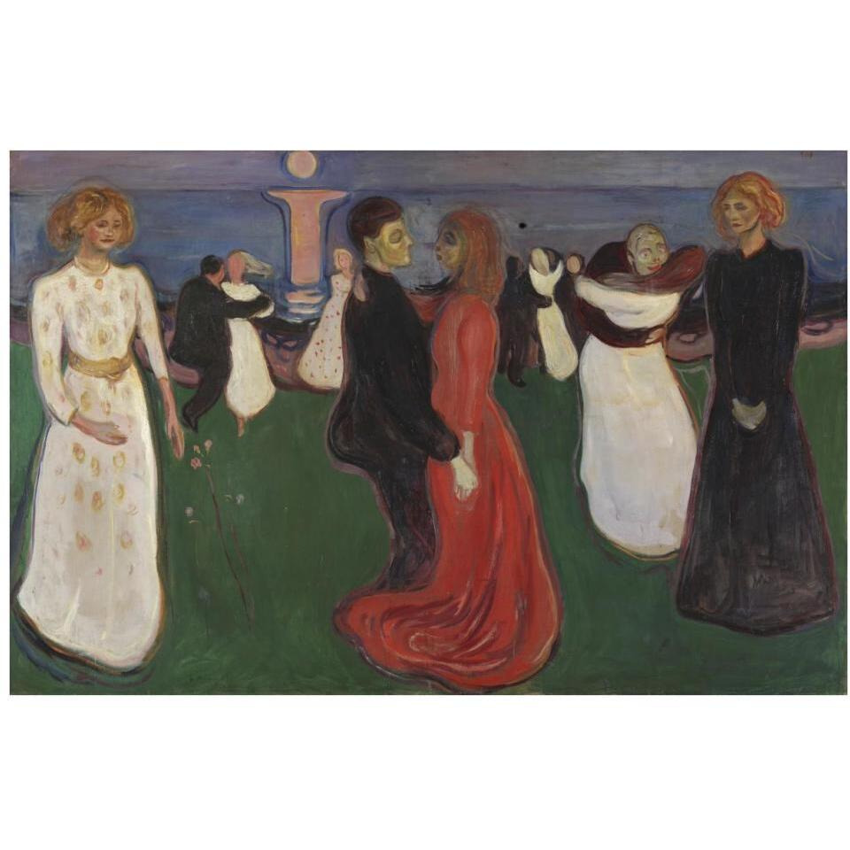 The Dance of Life, 1900-Paper Art-38&quotx26"