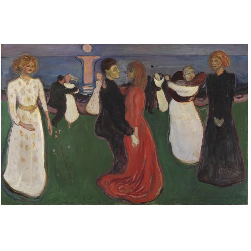 The Dance of Life, 1900-Paper Art-50&quotx34"