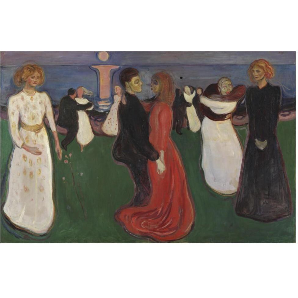 The Dance of Life, 1900-Paper Art-62&quotx42"