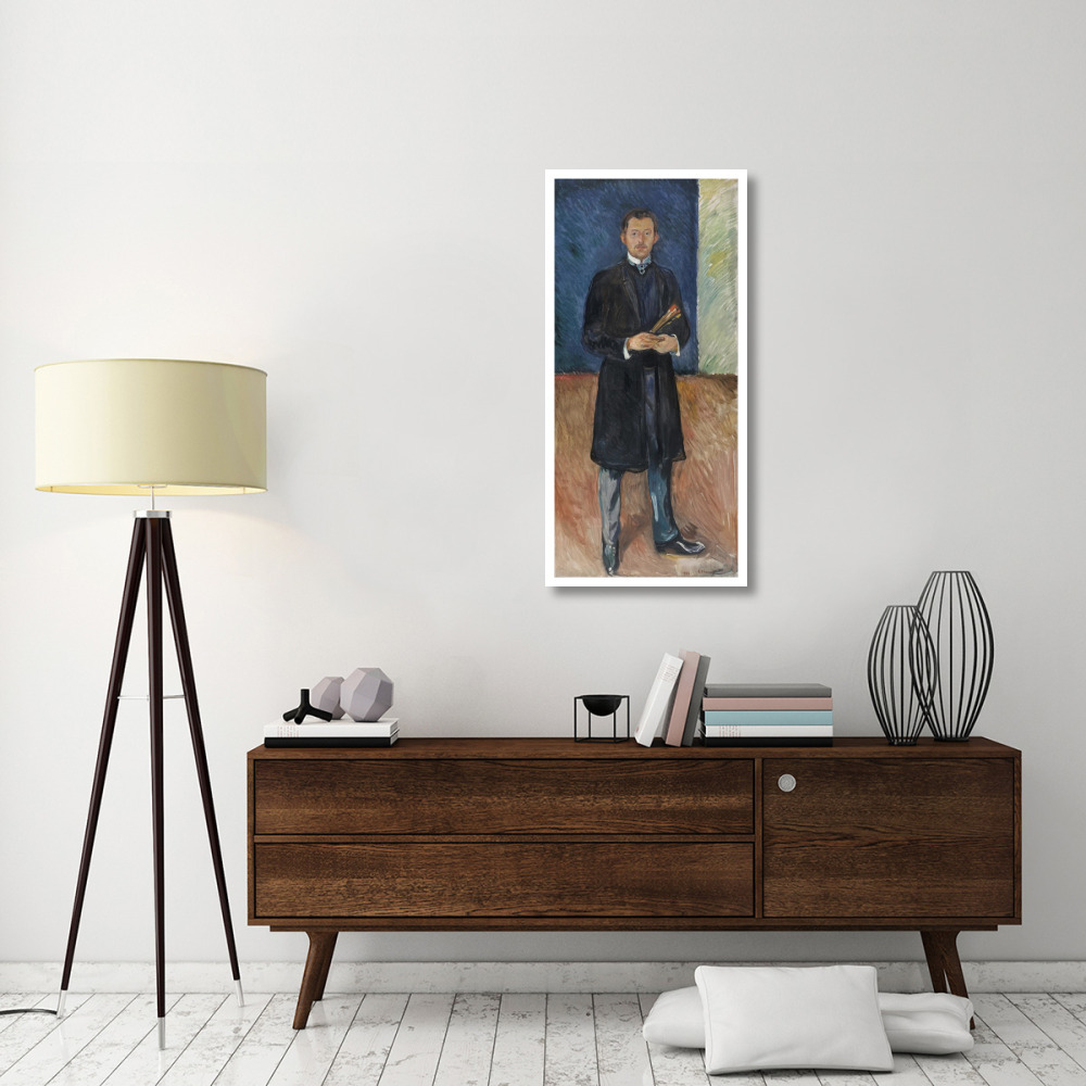 Self-Portrait with Brushes, 1904-Paper Art-22&quotx46"