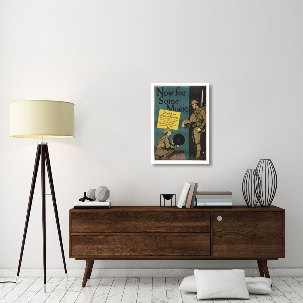 Now for Some Music, 1917-Paper Art-23&quotx32"