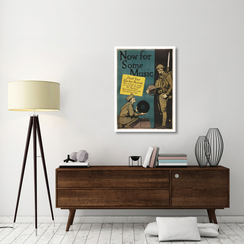 Now for Some Music, 1917-Paper Art-30&quotx42"