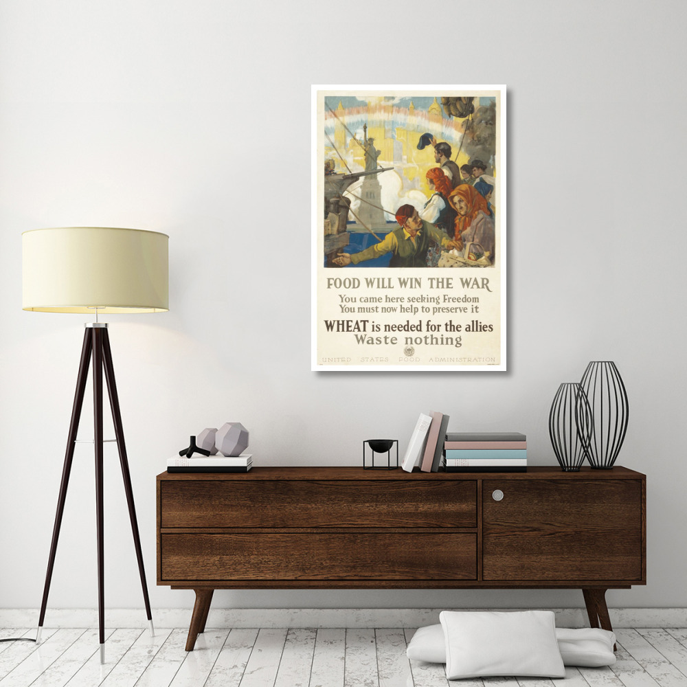 Food Will Win the War, 1917-Paper Art-34&quotx50"