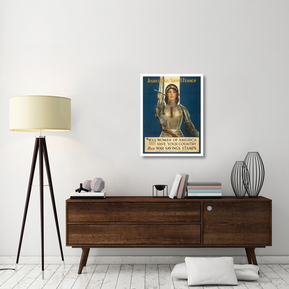 Joan of Arc Saved France--Women of America, Save Your Country, 1918-Paper Art-26&quotx34"