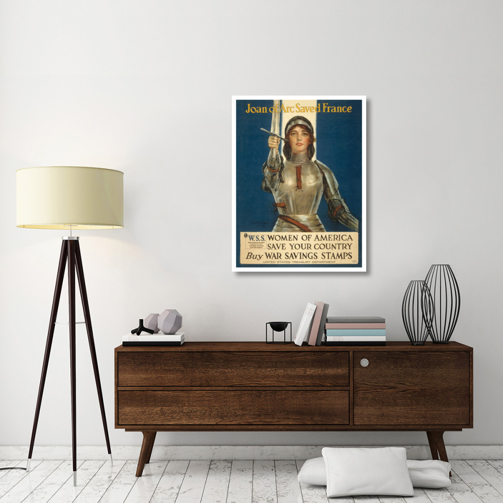 Joan of Arc Saved France--Women of America, Save Your Country, 1918-Paper Art-32&quotx42"