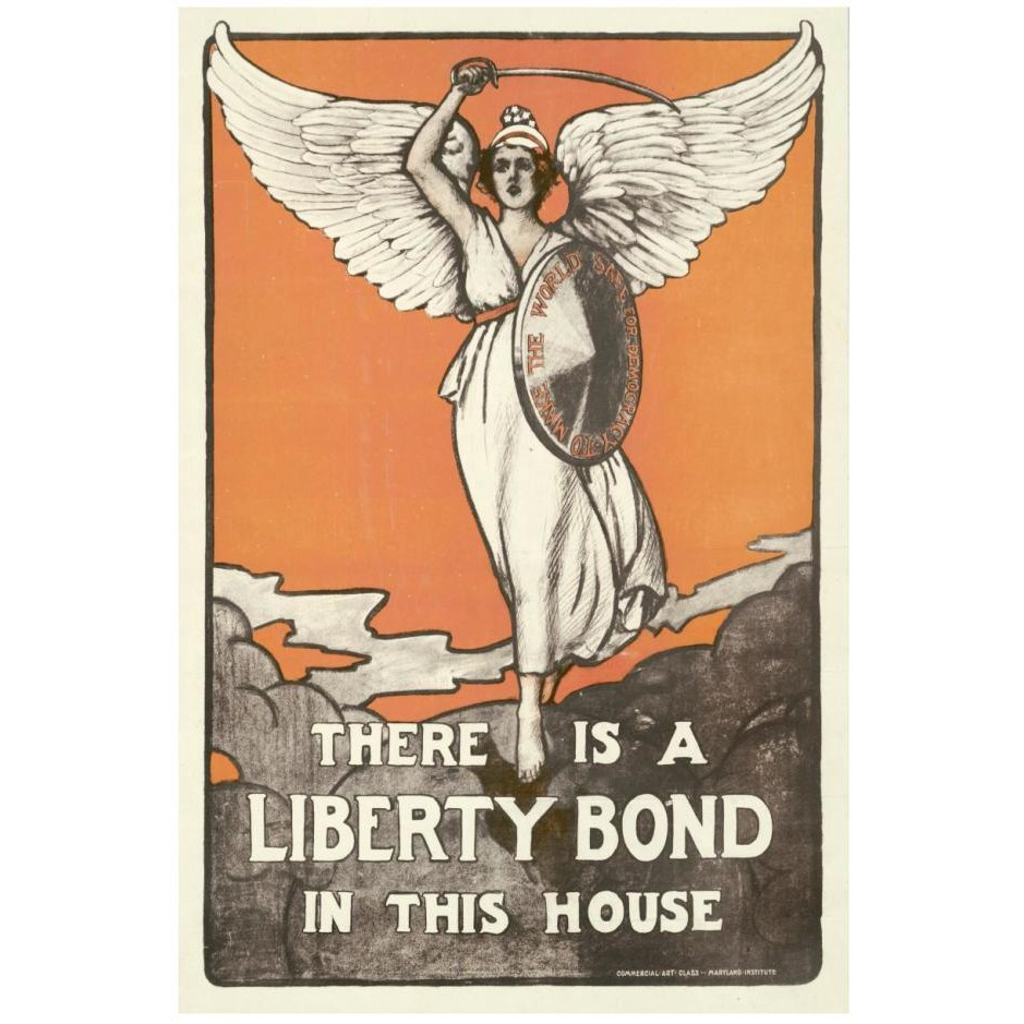There is a Liberty Bond in this House-Paper Art-18&quotx26"