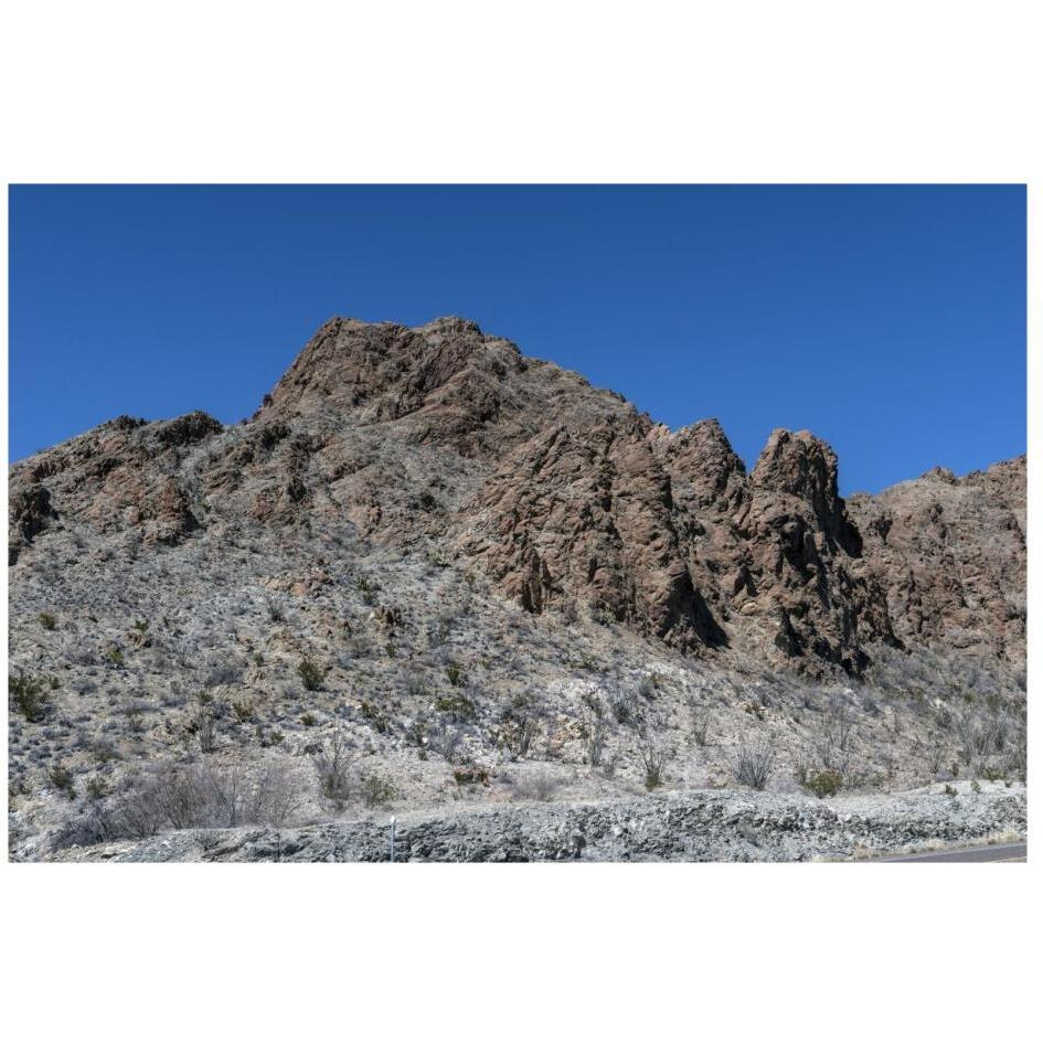 Scenery in Big Bend National Park, TX-Paper Art-26&quotx18"