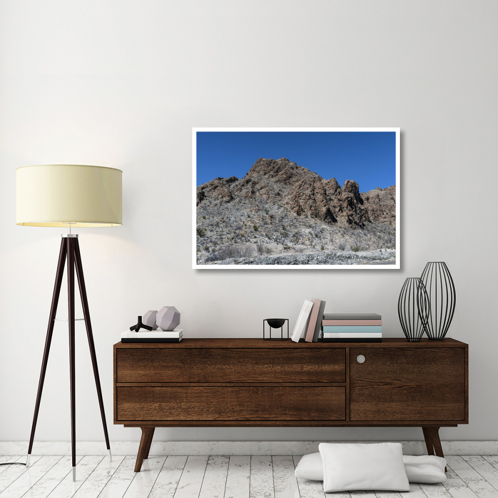Scenery in Big Bend National Park, TX-Paper Art-50&quotx34"