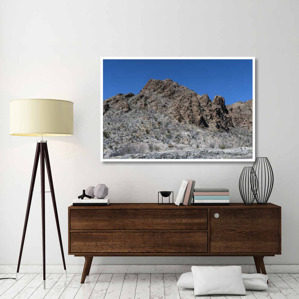 Scenery in Big Bend National Park, TX-Paper Art-62&quotx42"