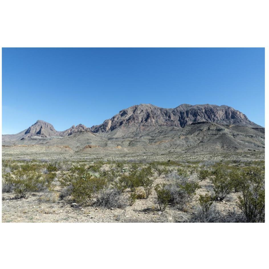 Scenery in Big Bend National Park, TX-Paper Art-26&quotx18"