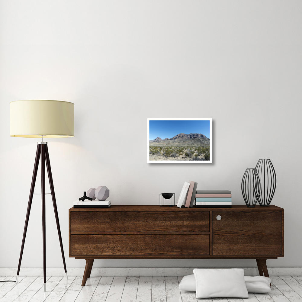 Scenery in Big Bend National Park, TX-Paper Art-26&quotx18"