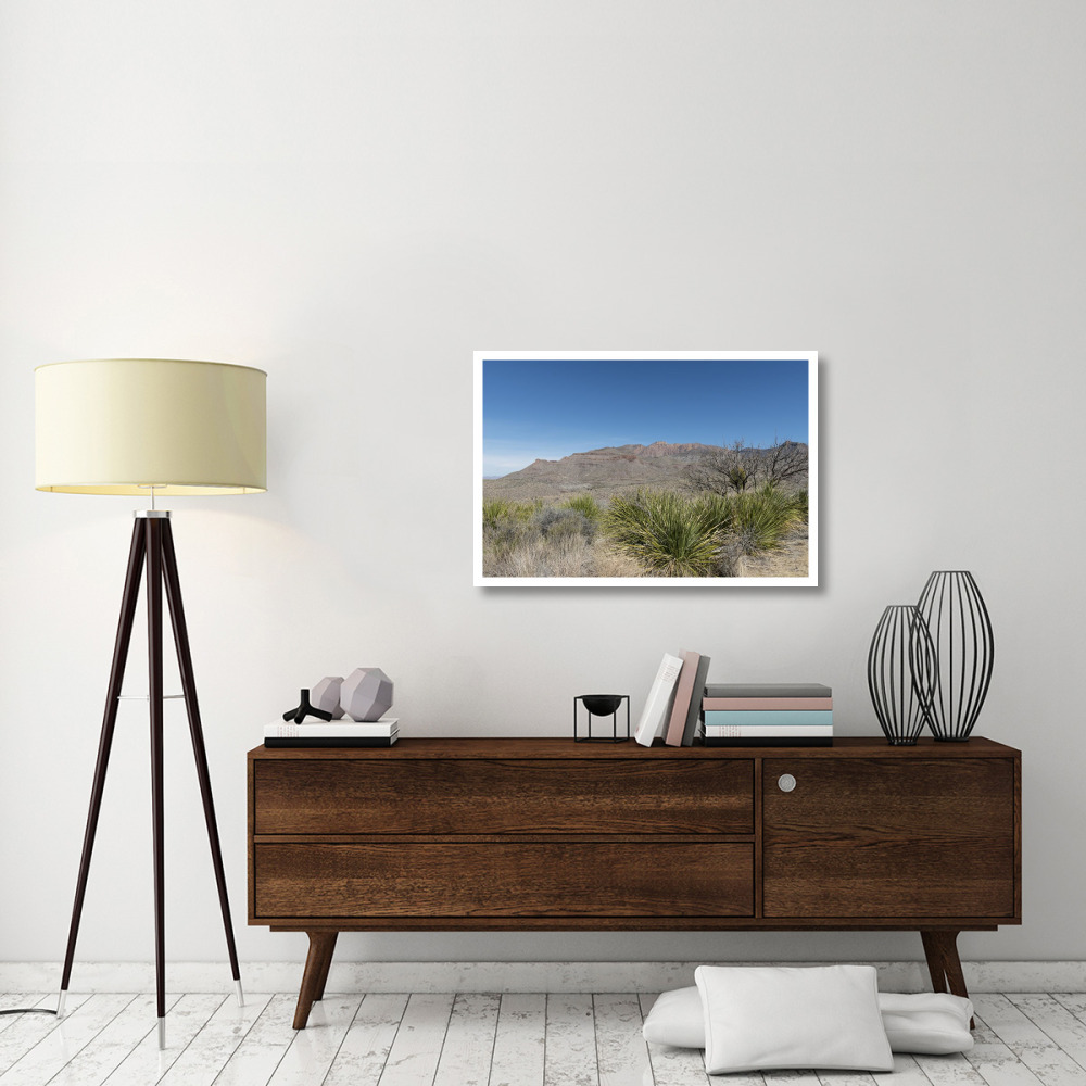 Scenery in Big Bend National Park, TX-Paper Art-38&quotx26"