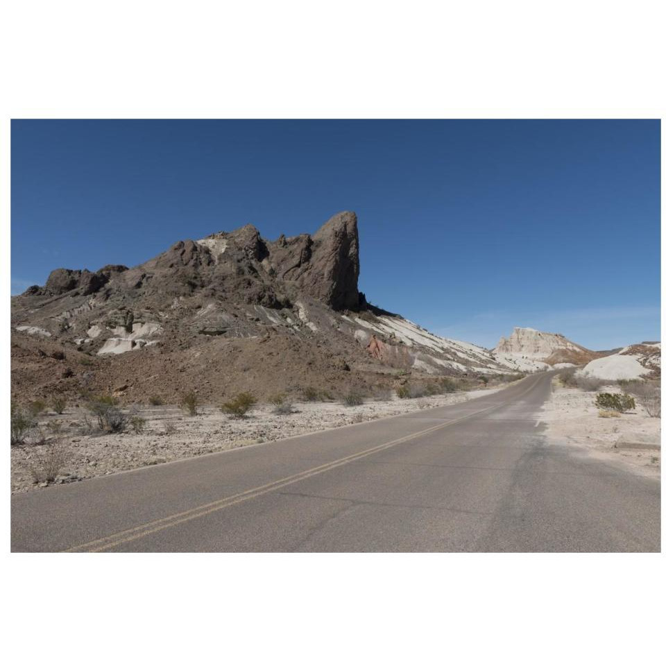 Scenery in Big Bend National Park, TX-Paper Art-32&quotx22"