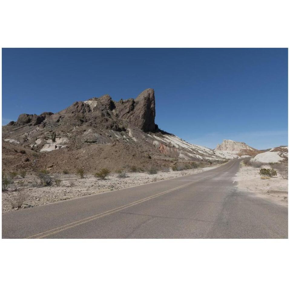 Scenery in Big Bend National Park, TX-Paper Art-38&quotx26"