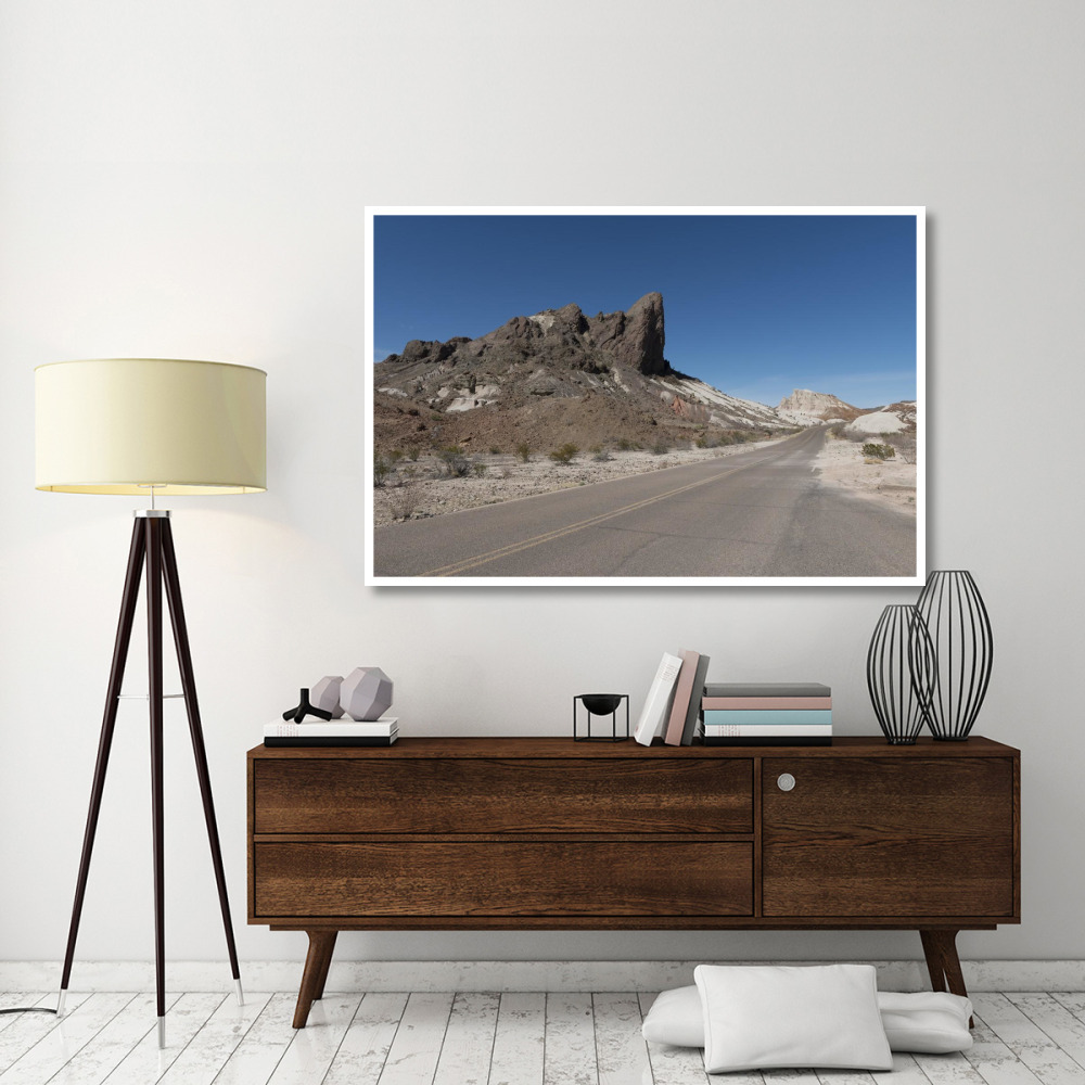 Scenery in Big Bend National Park, TX-Paper Art-62&quotx42"