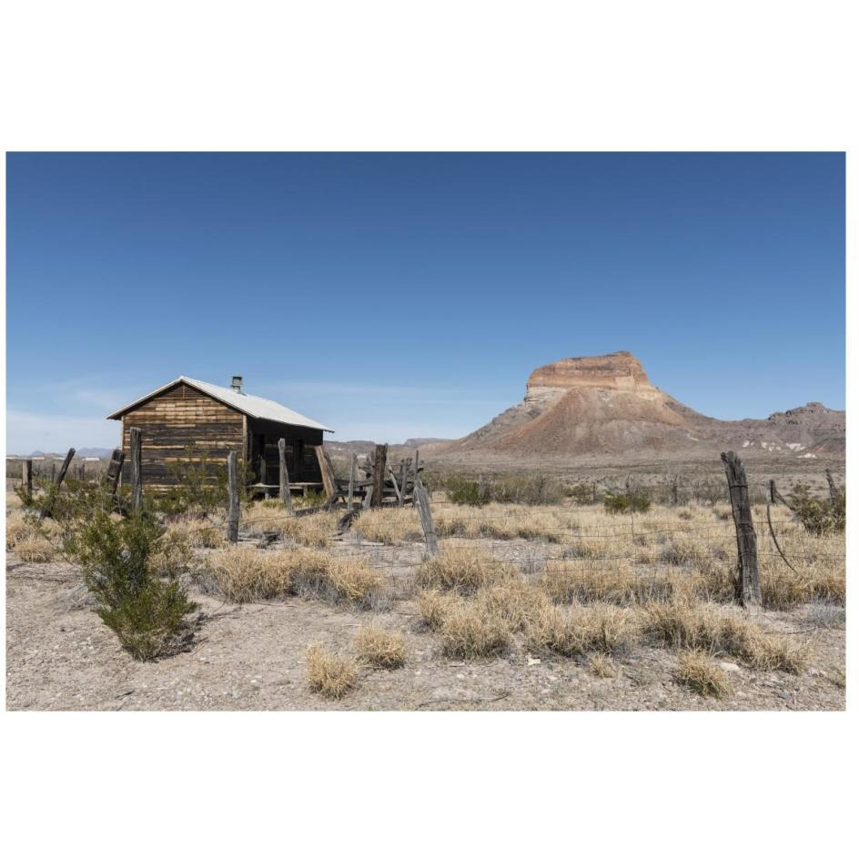 Scenery in Big Bend National Park, TX-Paper Art-26&quotx18"