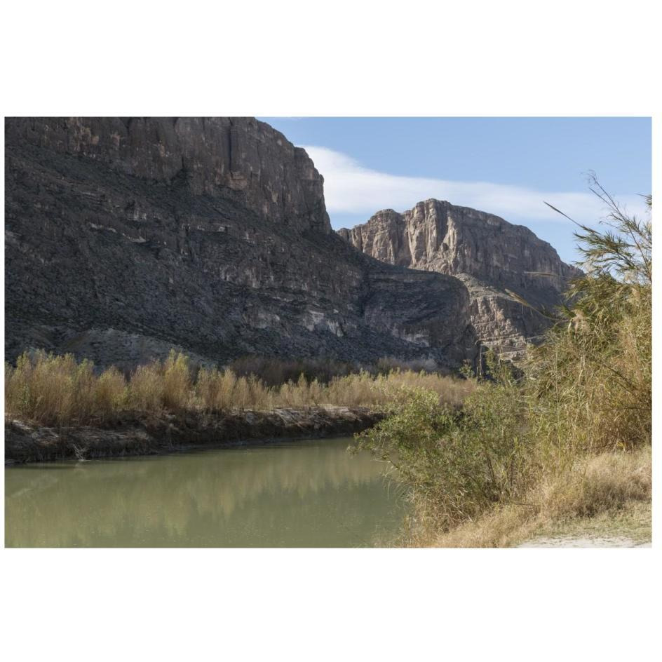 The Rio Grande River in Big Bend National Park, TX-Paper Art-26&quotx18"