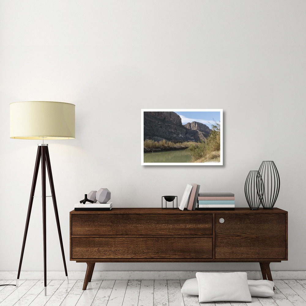 The Rio Grande River in Big Bend National Park, TX-Paper Art-32&quotx22"