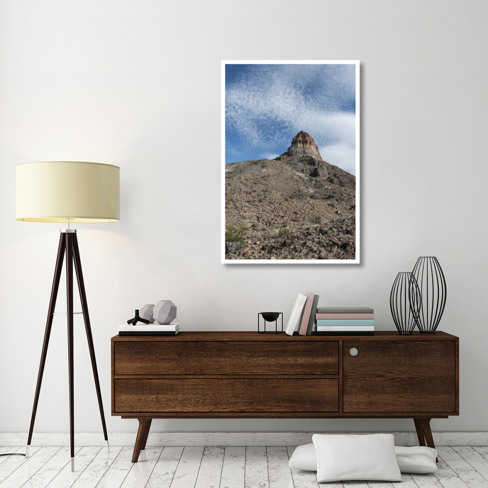 Scenery in Big Bend National Park, TX-Paper Art-34&quotx50"