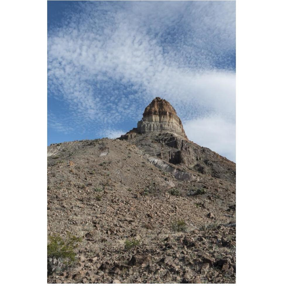 Scenery in Big Bend National Park, TX-Paper Art-42&quotx62"