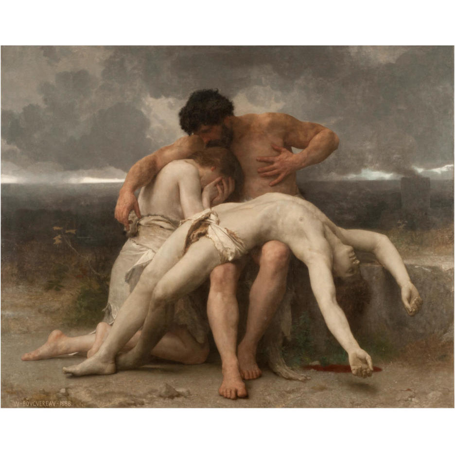 The First Mourning, 1888-Paper Art-30&quotx24"