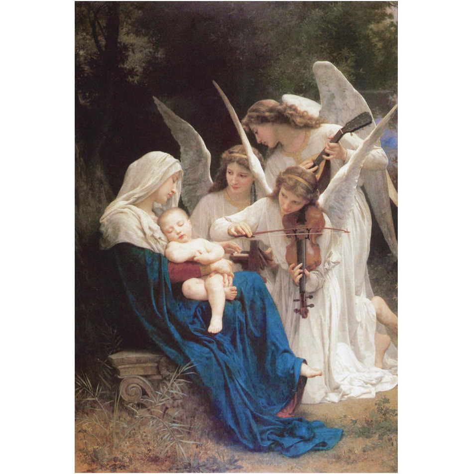 Song of the Angels, 1881-Paper Art-14&quotx20"