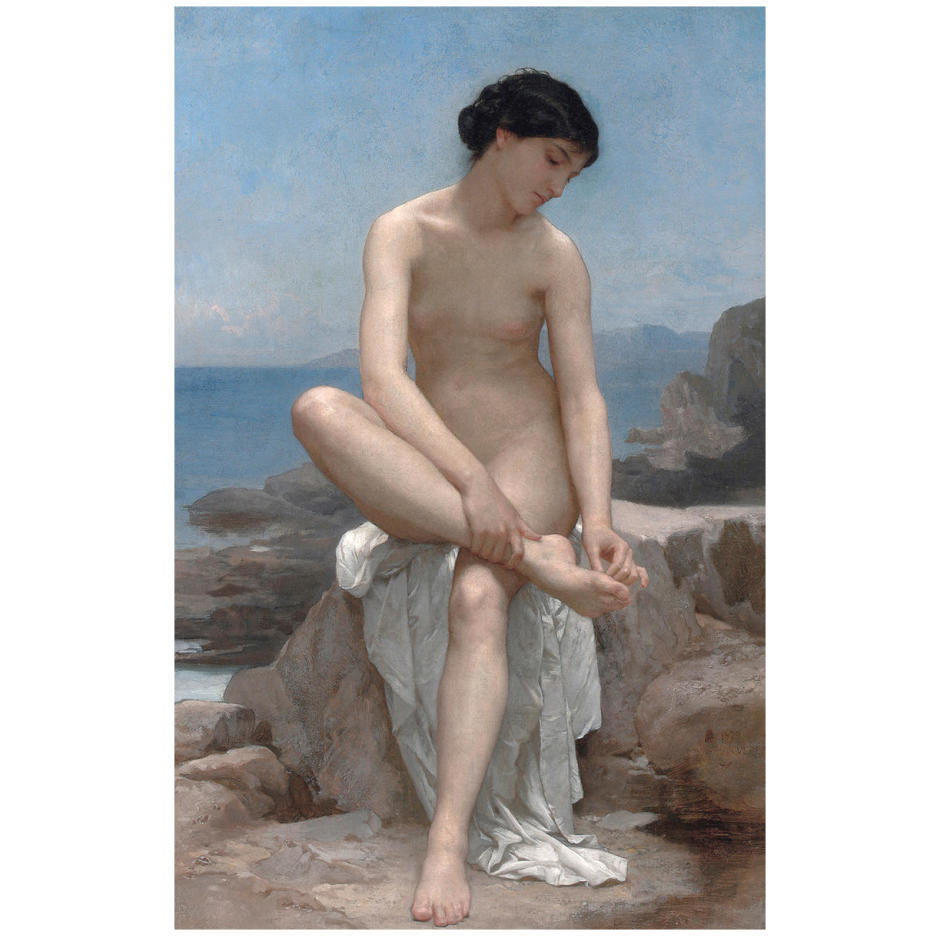 The Bather, 1879-Paper Art-18&quotx26"