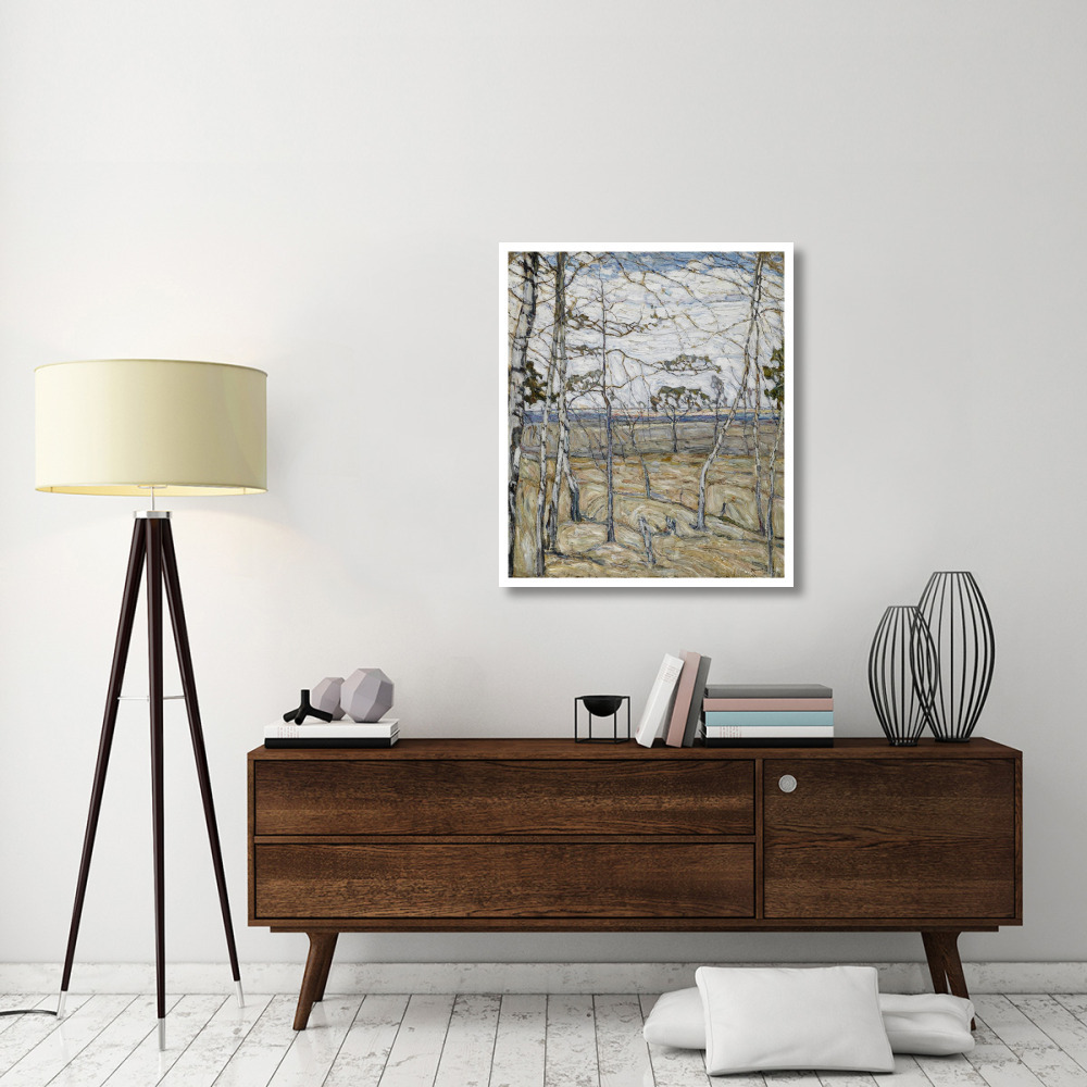 Birch Trees, 1911-Paper Art-33&quotx38"