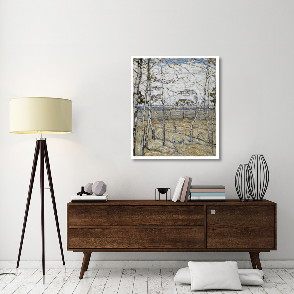 Birch Trees, 1911-Paper Art-36&quotx42"