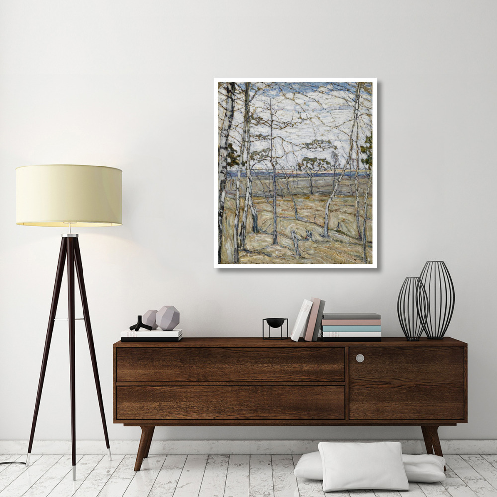 Birch Trees, 1911-Paper Art-39&quotx46"