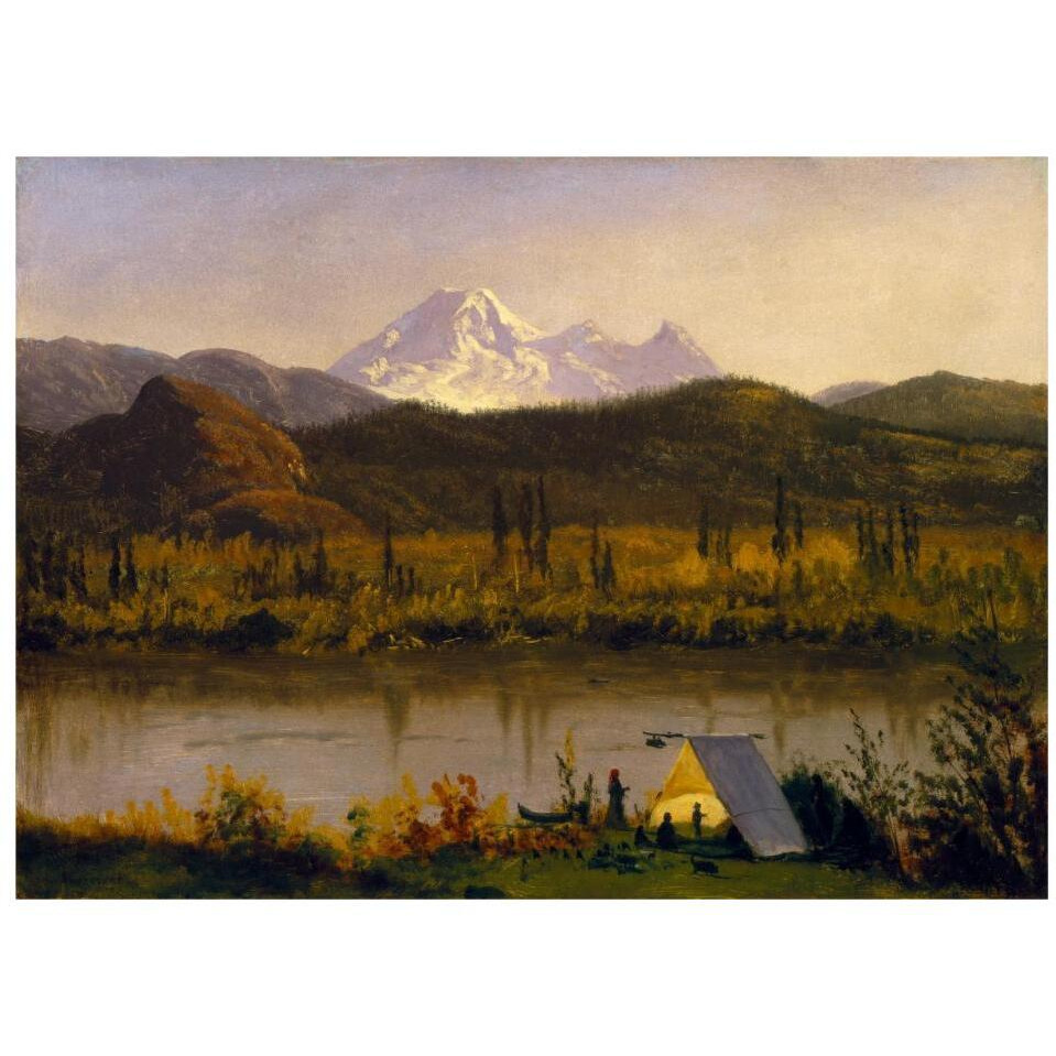 Mt. Baker, Washington, From the Frazier River, 1890-Paper Art-32&quotx24"
