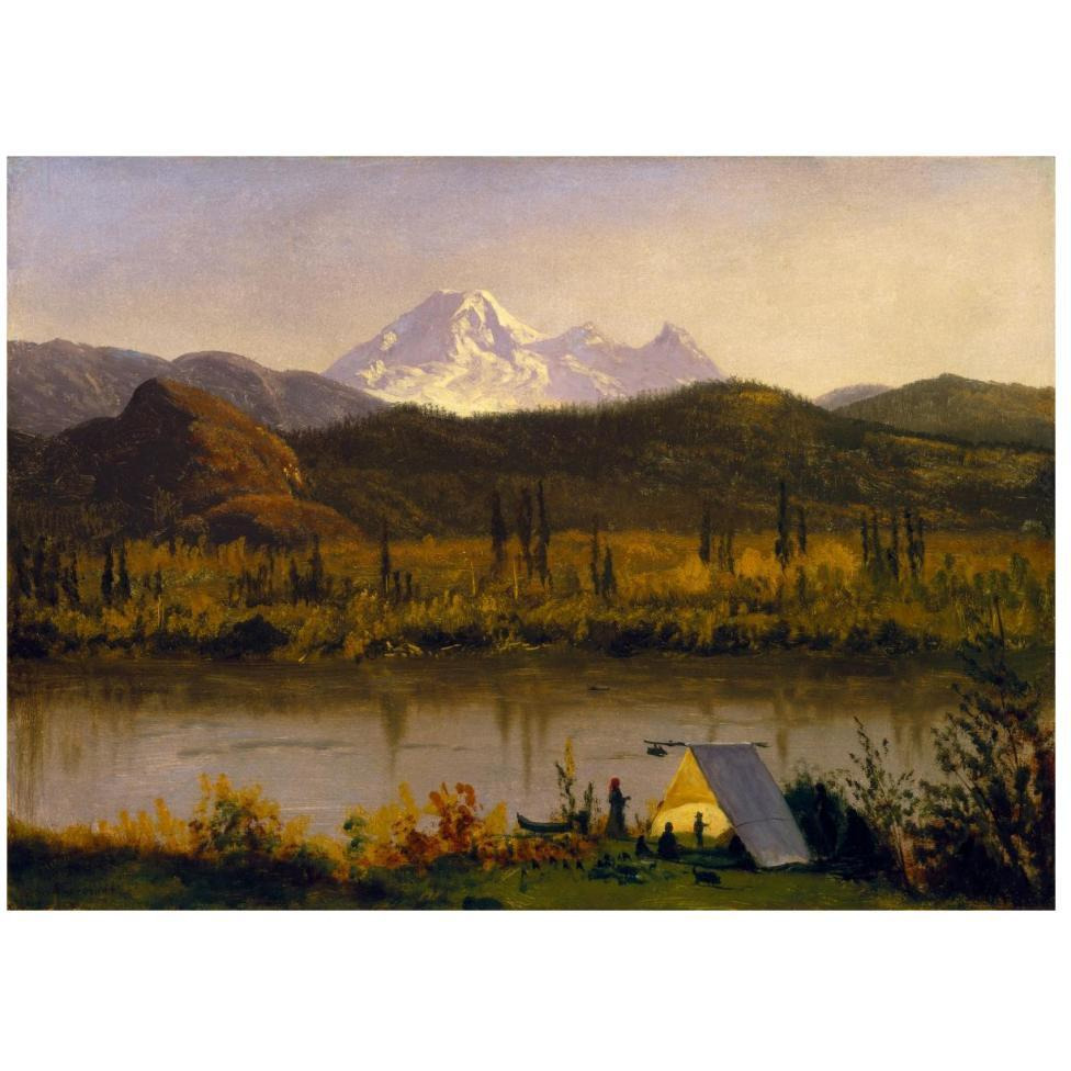 Mt. Baker, Washington, From the Frazier River, 1890-Paper Art-46&quotx34"