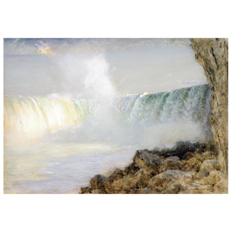 Niagara Falls, ca. 1880-Paper Art-32&quotx23"