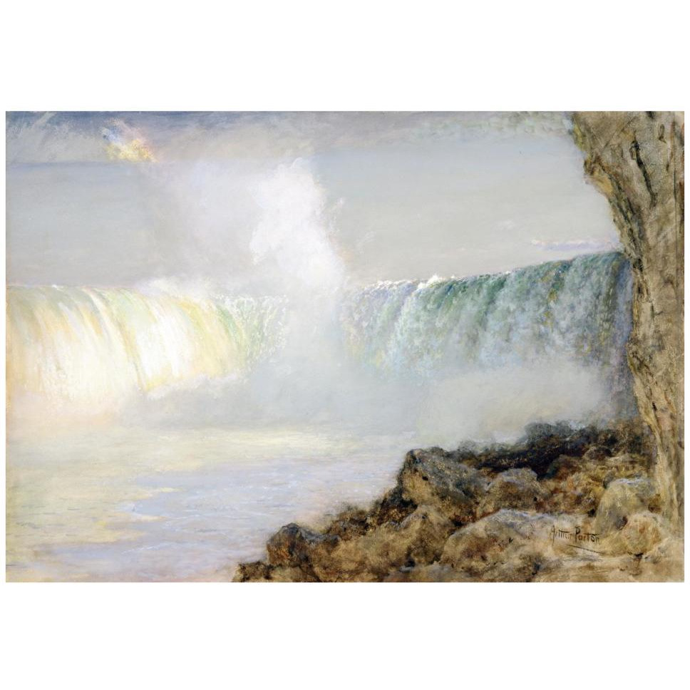 Niagara Falls, ca. 1880-Paper Art-42&quotx30"