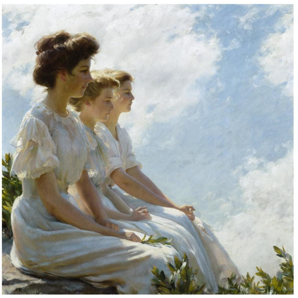 On the Heights, 1909-Paper Art-46&quotx46"