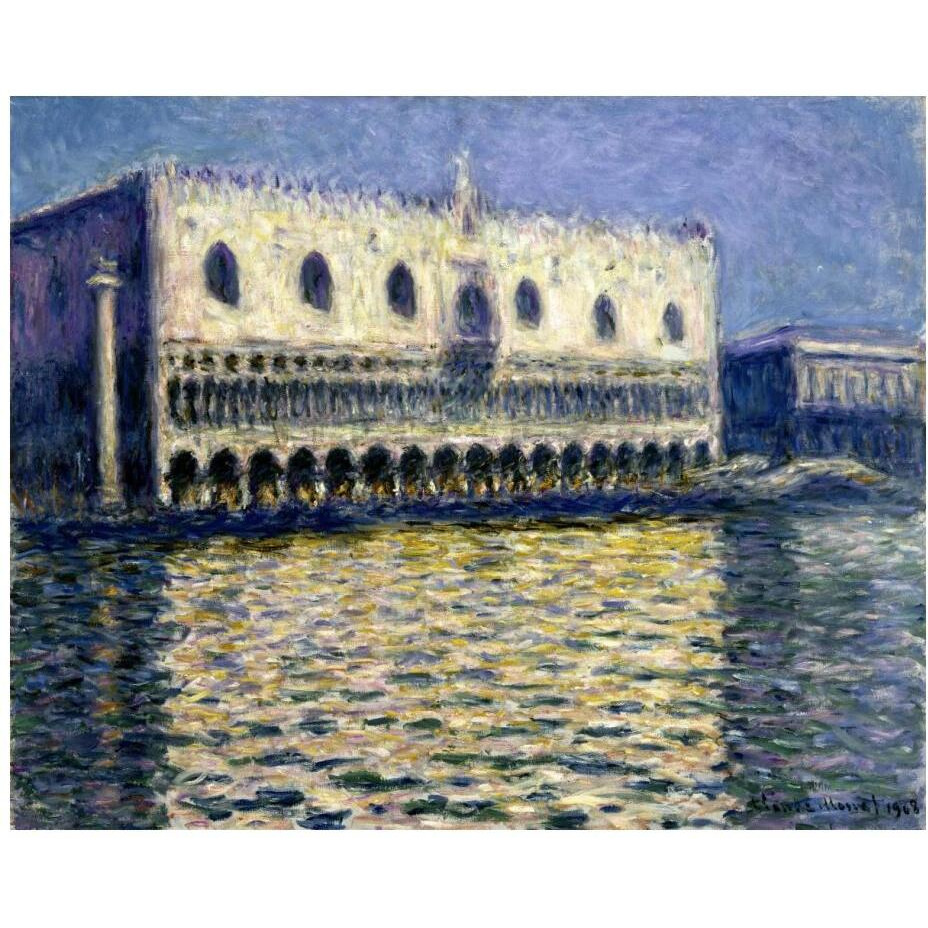 The Doge's Palace (Le Palais ducal), 1908-Paper Art-24&quotx20"