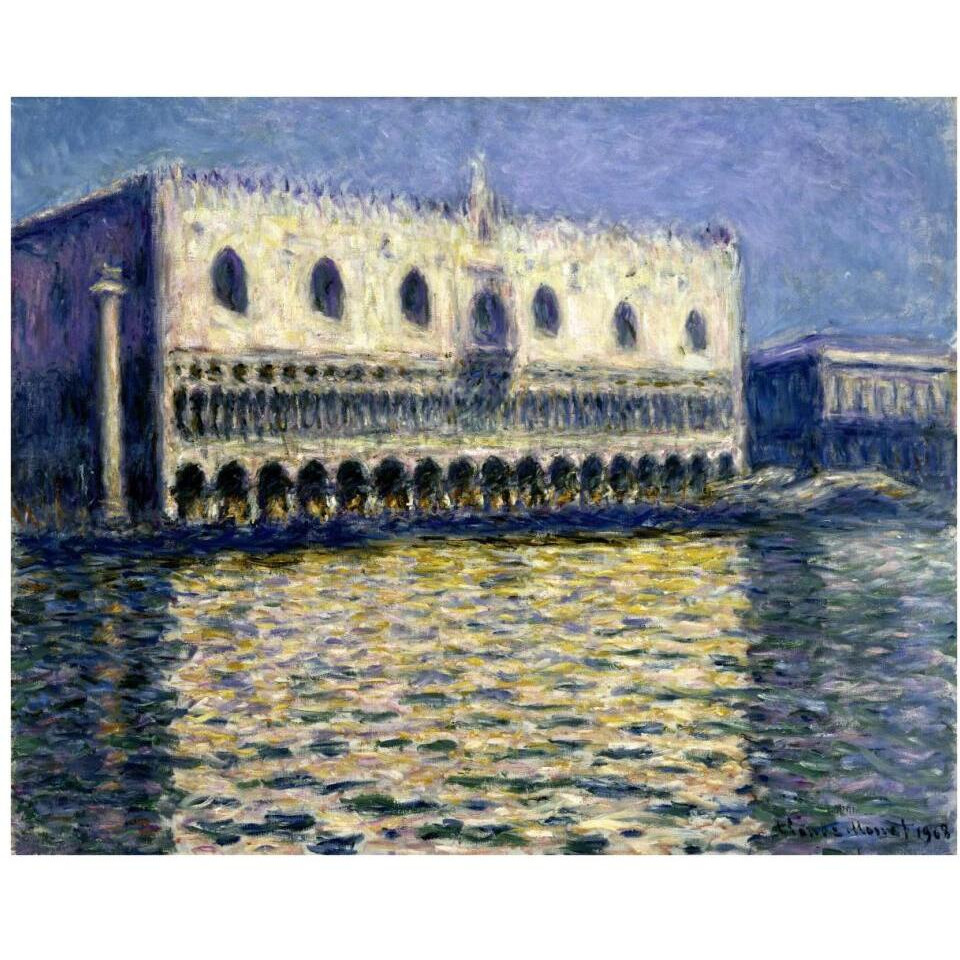 The Doge's Palace (Le Palais ducal), 1908-Paper Art-38&quotx31"