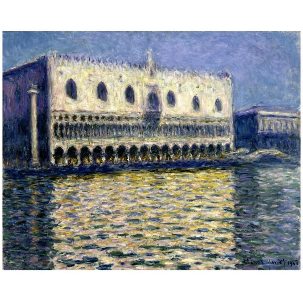 The Doge's Palace (Le Palais ducal), 1908-Paper Art-42&quotx34"
